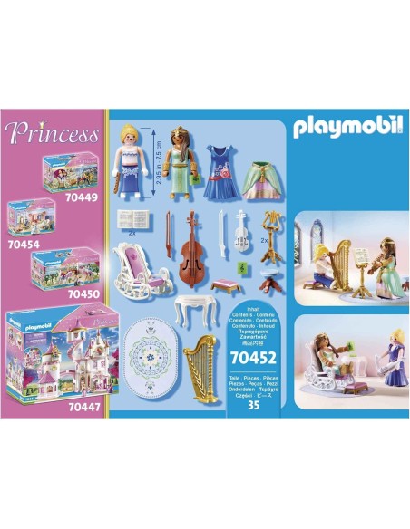 70452 PLAYMOBIL PRINCESS CLASE DE MÚSICA