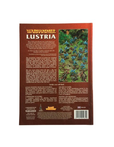 WARHAMMER LUSTRIA. GAMES WORKSHOP