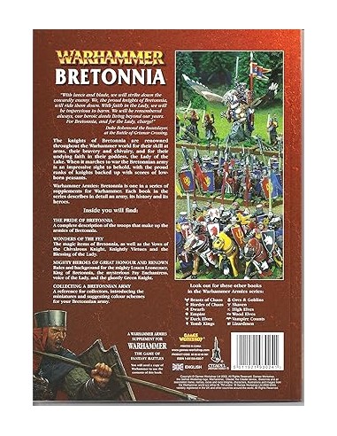 WARHAMMER BRETONIA. GAMES WORKSHOP