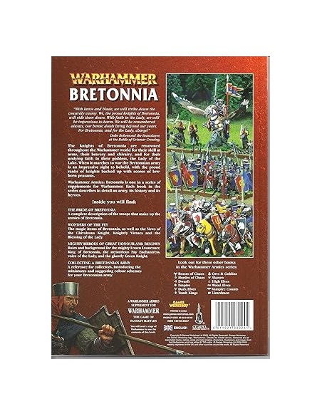 WARHAMMER BRETONIA. GAMES WORKSHOP
