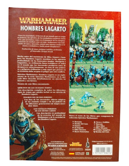 WARHAMMER HOMBRES LAGARTO. GAMES WORKSHOP