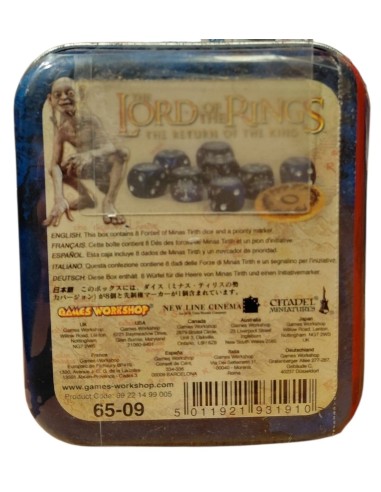 EL SEÑOR DE LOS ANILLOS PACK DE DAUS DE MINAS...