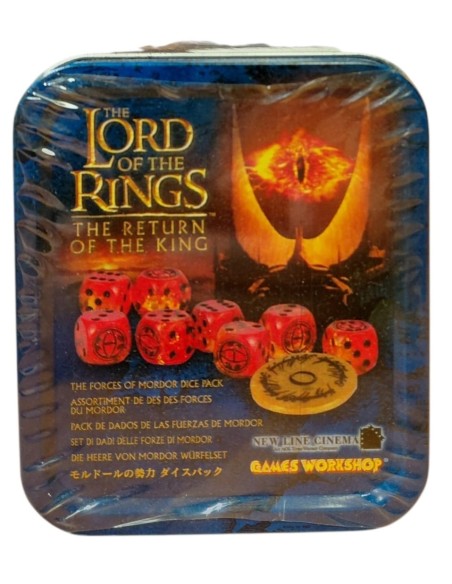 EL SEÑOR DE LOS ANILLOS PACK DE DAUS DE LAS FUERZAS DE MORDOR. GAMES WORKSHOP
