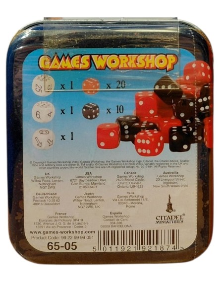 WARHAMMER PACK DE DADOS. GAMES WORKSHOP
