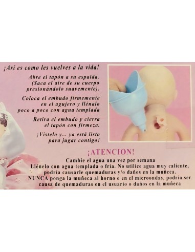 MUÑECA CHIQUI BABYS PIPI. BIZAK