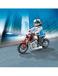 5527 Moto Custom con personaje. PLAYMOBIL 2