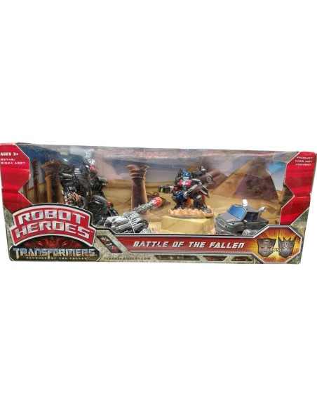 TRANSFORMERS ROBOT HEROES BATTLE OF FALLEN. HASBRO