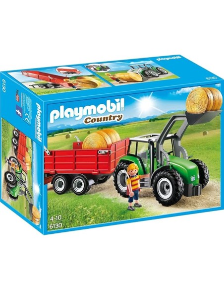 6130 PLAYMOBIL COUNTRY TRACTOR CON TRÁILER