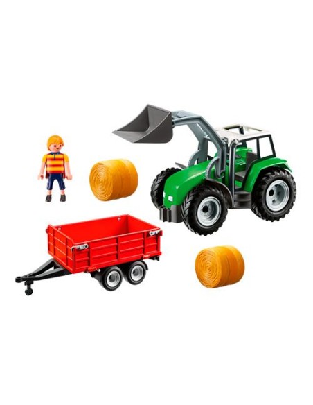 6130 PLAYMOBIL COUNTRY TRACTOR CON TRÁILER
