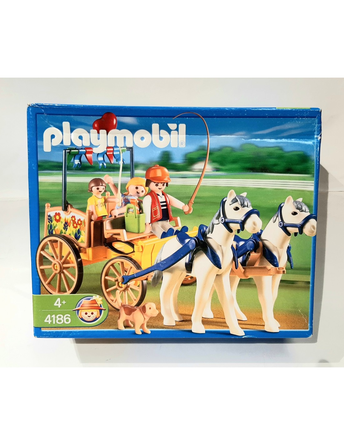 4186 Carruaje con caballos. PLAYMOBIL