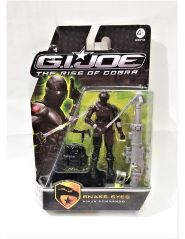 G.I.JOE THE RISE OF COBRA - Snake Eyes Ninja Comando. Hasbro.