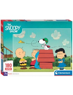 PUZZLE 180 PECES THE SNOOPY SHOW. CLEMENTONI