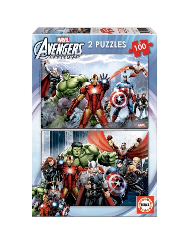 PUZZLE 2 X 100 AVENGERS. EDUCA.