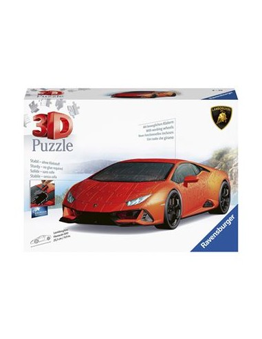 PUZZLE 3D COCHE LAMBORGHINI HURACAN EVO. RAVENSBURGER.