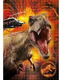 PUZZLE 3X48 JURASSIC WORLD. CLEMENTONI. 2