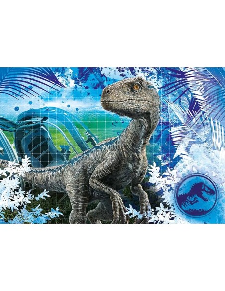 PUZZLE 3X48 JURASSIC WORLD. CLEMENTONI.