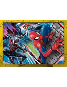 PUZZLE 4 EN 1 SPIDERMAN. CLEMENTONI 2