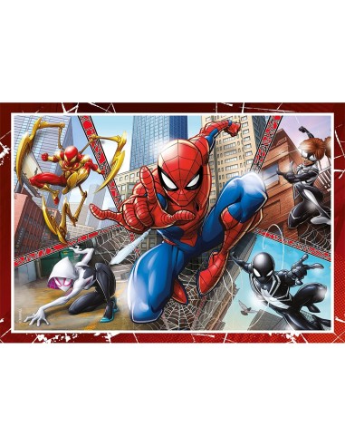 PUZZLE 4 EN 1 SPIDERMAN. CLEMENTONI