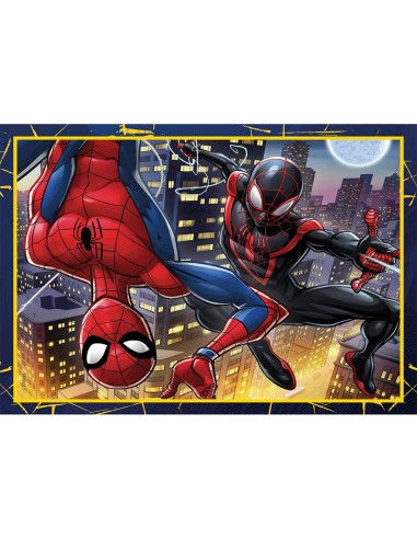 PUZZLE 4 EN 1 SPIDERMAN. CLEMENTONI