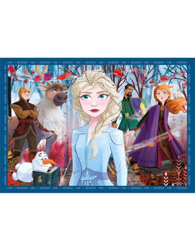 PUZLLE 4 EN 1 FROZEN. CLEMENTONI.