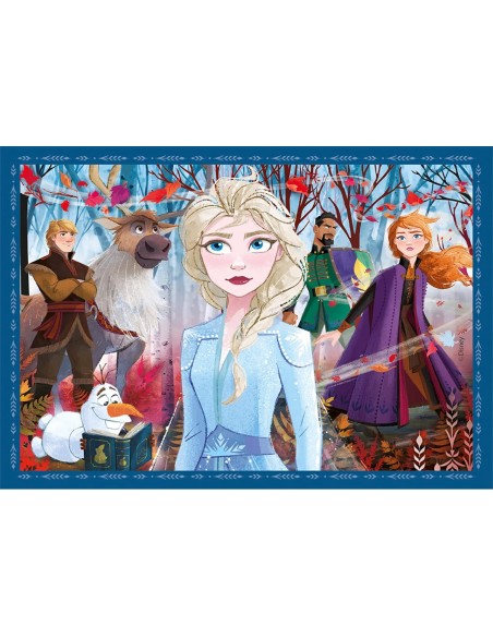 PUZLLE 4 EN 1 FROZEN. CLEMENTONI.