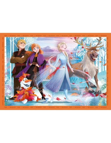 PUZLLE 4 EN 1 FROZEN. CLEMENTONI.