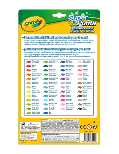 50 ROTULADORES CRAYOLA.