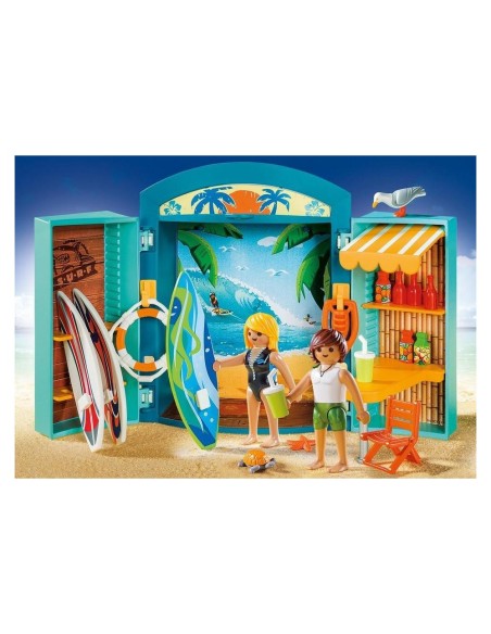 5641 PLAYMOBIL COFRE TIENDA DE SURF.