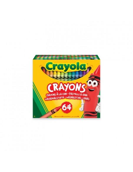CERAS CRAYOLA 64 UNIDADES.