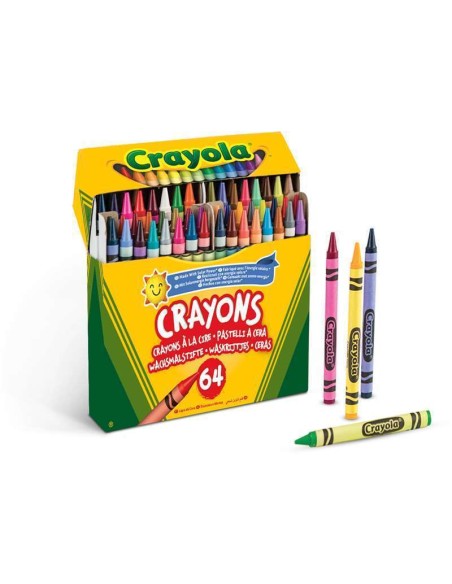 CERAS CRAYOLA 64 UNIDADES.