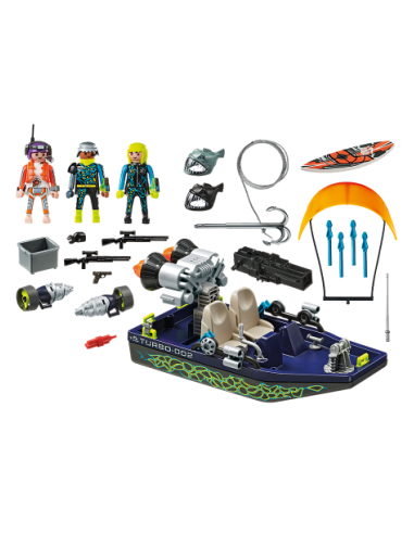 70006 PLAYMOBIL TOP AGENTS. TEAM S.H.A.R.K. NAU...