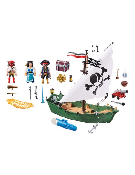70151 PLAYMOBIL PIRATES. VAIXELL PIRATA AMB MOTOR SUBMARÍ.
