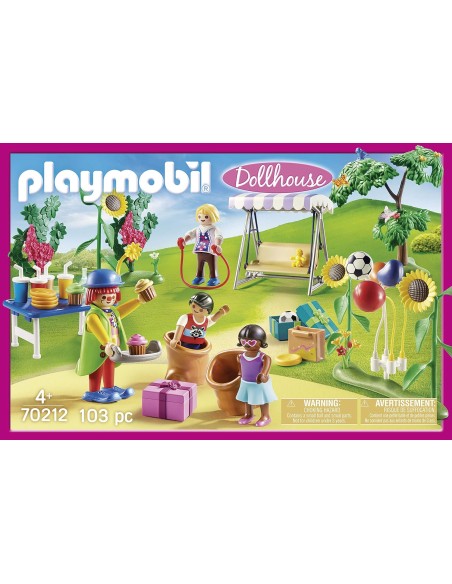70212 PLAYMOBIL DOLLHOUSE FIESTA DE CUMPLEAÑOS.