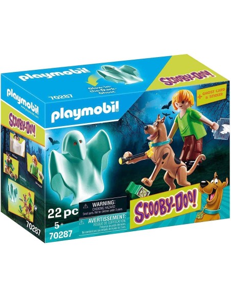 70287 PLAYMOBIL SCOOBY-DOO! SCOOBY-DOO I SHAGGY AMB FANTASMA.