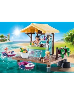 70612 PLAYMOBIL  FAMILY FUN. KIOSKO AMB LLOGUER DE BARQUES ​ 2