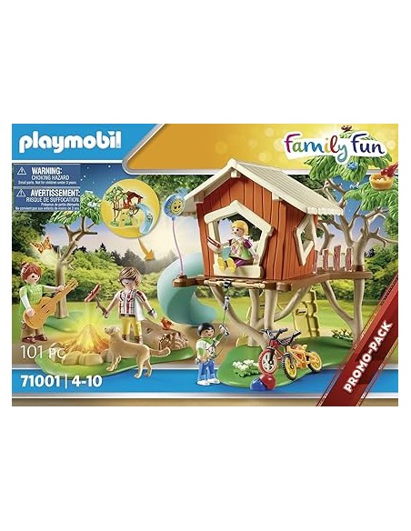 71001 PLAYMOBIL FAMILY FUN AVENTURA A LA CASA DE L'ARBRE AMB TOBOGAN