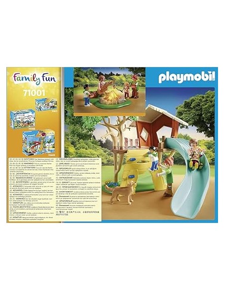 71001 PLAYMOBIL FAMILY FUN AVENTURA A LA CASA DE L'ARBRE AMB TOBOGAN