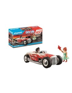 71078 PLAYMOBIL CITY LIFE STARTER PACK HOT ROD.  2