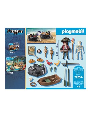 71254 PLAYMOBIL PIRATES STARTER PACK PIRATA AMB...