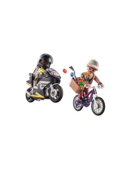 71256 PLAYMOBIL CITY ACTION STARTER PACK FUERZAS ESPECIALES Y LADRON.