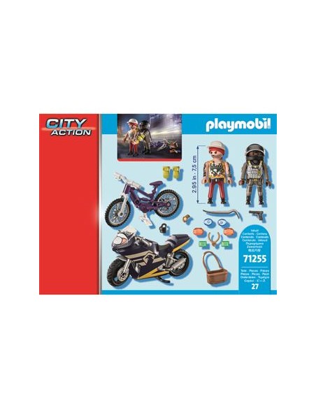 71256 PLAYMOBIL CITY ACTION STARTER PACK FUERZAS ESPECIALES Y LADRON.