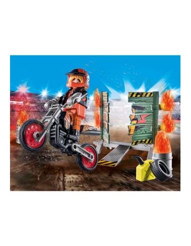 71256 PLAYMOBIL STARTER PACK STUNYSHOW MOTO...