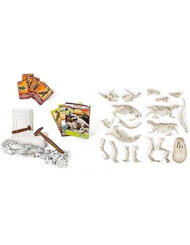 ARQUEOJUGANDO T-REX I TRICERATOPS. CLEMNTONI