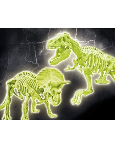 ARQUEOJUGANDO T-REX I TRICERATOPS. CLEMNTONI