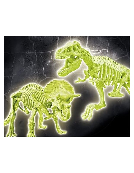 ARQUEOJUGANDO T-REX I TRICERATOPS. CLEMNTONI