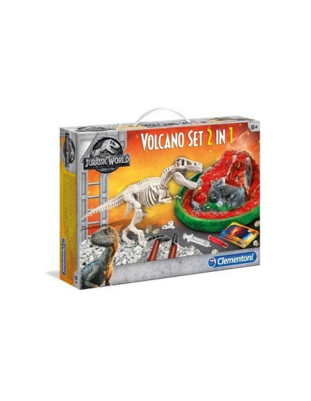 ARQUEOJUGANT. VOLCANO SET 2 EN 1. CLEMENTONI.