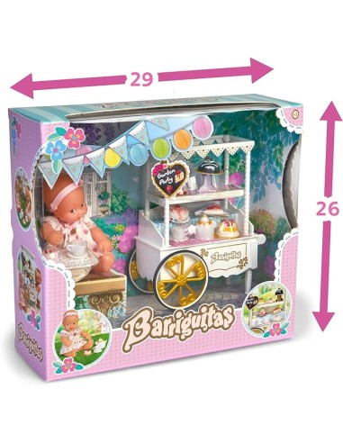 BARRIGUITAS CARRITO DE MERIENDAS CON MUÑECA....