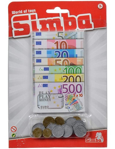 SET D'EUROS. BITLLETS I MONEDES DE JOGUINA. SIMBA.