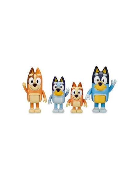 BLUEY SCHOOL PACK BLISTER 4 FIGURAS. FAMOSA