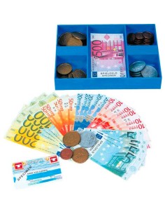 CAIXER DE MONEDES I BITLLETS D'EURO DE JOGUINA. TANNER.  2